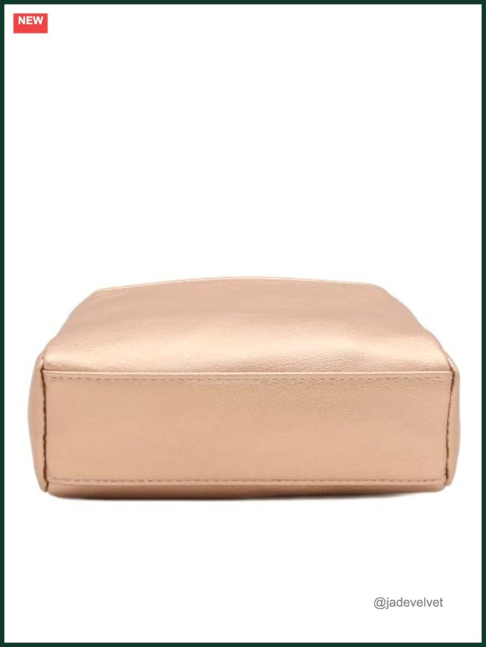 Faux Leather Triple Zip Small Crossbody Bag with Adjustable Strap - Picture 4 of 6